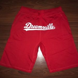 Red Dreamville Shorts